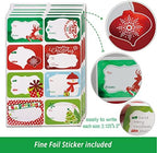 12 Kraft Christmas Gift Boxes with Lids for wrapping Large Clothes and 80 Foil Christmas Gift Stickers (Assorted size for wrapping Robes, Sweater, Coat, Shirts and Clothes xmas Holiday Present) - Image 6