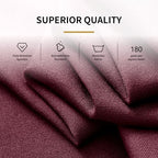 Spandex Tablecloth 8FT Rectangle Table Cover 4 Pcs Burgundy Wrinkle-Free - Image 4