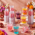 100 Pcs Pink Cielito Lindo Plastic Cups for Baby Shower Wedding - Image 6
