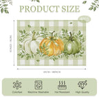 MEHOFOND Fall Pumpkin Baby Shower Backdrop Balloon Arch Kit, with 100 Pack napkins, Fall Pumpkin Placemats Set of 4 - Image 3