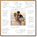Signature Picture Frame 18x18, Aluminum Signable Frame with Glass, Bronze by FLYJOE