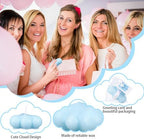 Treela 24 Sets Cloud Tealight Candles Party Favors, Classic, Blue and White - Image 3