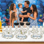 250Pcs Gone Fishing Birthday Party Decorations, Serves 50 - Image 5