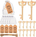 50 Pcs Golden Mask Bottle Opener Wedding Baby Shower Favors for Guest by KaGrbves