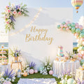 White Square Arch Backdrop Cover 8x8FT, Double-Sided Stretchy Spandex Fabric Fits Square Arch Backdrop Stand, White Background Backdrop for Wedding Baby Shower Birthday Party Decorations by Gogoparti