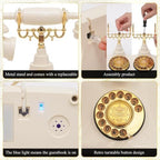 UKBW Audio Guest Book Wedding Phone, Audio Phone Guestbook, Record Audio Messages with Guestbook, Guestbook Alternative for Wedding, Birthday Party, Baby Shower, Anniversary, Engagement(Beige) - Image 4