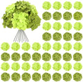 Auihiay 64Pcs Hydrangea Artificial Flowers Bulk, Faux Hydrangea Flowers by Auihiay