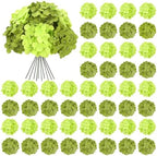 Auihiay 64Pcs Hydrangea Artificial Flowers Bulk, Faux Hydrangea Flowers by Auihiay