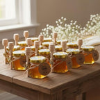 Adabocute Honey Pot, Glass Honey Jars, Mini Glass Jars 1.5oz 40 Pack - Image 3