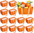 Glenmal 72 Pcs Gift Baskets with Handles Bulk, Empty Kraft,Orange by Glenmal