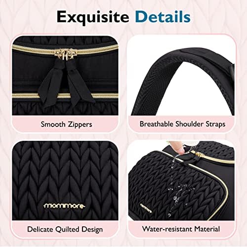 mommore Diaper Bag Backpack, Stylish Mini Baby Bag with Changing Pad - Image 6