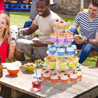 5 Tier Round Cupcake Stand for 50 Cupcakes Acrylic Cupcake Tower - Image 3