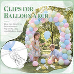 Amyhill 30 Pack 3.5 Inch Balloon Arch Clips 100 Pcs 260 Long Balloons Kit - Image 4
