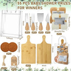 55 Pcs Baby Shower Prizes for Winners, Wood - Image 3