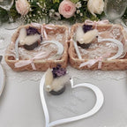 Wedding Favor Guest Bulk Magnet Gold Heart, Sets of Party Favors, Gold Heart Acrylic Bridal Shower Favors, Party Favor for Attendee (Silver Heart Magnet, Set of 50) - Image 4
