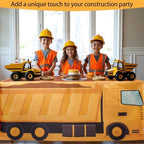 8Ft Construction Vehicle Table Cloth,Construction Birthday Decorations for Kids' Boys' Party Decorations, Baby Shower Birthday Party Supplies - Image 4