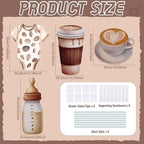 4 Pcs Baby is Brewing Cardboard Cutout Standup Life Size Baby Shower Decorations, Coffee Themed Cardboard Cutouts for Gender Reveal Birthday Party Photo Backdrop Favors - Image 3