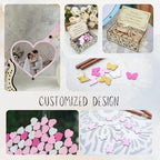 Wooden Heart Drop Box Wedding Guest Book Alternative, Rustic Keepsake - Image 7