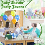 Threlaco 50 Pcs Baby Shower Candles, Party Favors, Eucalyptus - Image 5