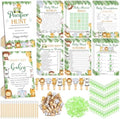 Sherr 424 Pcs Safari Animal Baby Shower Game Decoration, Set 8, 50 Pacifier by Sherr