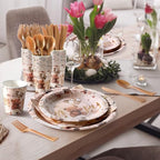 FillTouch 350 Pcs Bear Disposable Plates, Fall Baby Shower Tableware Set - Image 6