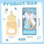 24 Packs Poppin Bottle Openers for Baby Shower Favors,Gifts,Decorations and Souvenirs (Blue, 24) - Image 2