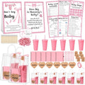 Dunzoom 461 Pcs Funny Baby Shower Games with Prize for Guest Winner, Pink by Dunzoom