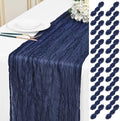 24 Pack Navy Blue 10Ft Cheesecloth Table Runner by Unknown