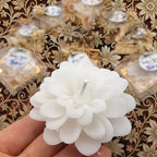 Giftsupstore Wedding Favor Guest Bulk – 50 Set of Scented Lotus Shaped Candle Party Favors – Custom Baby Shower Gifts, Bridal Shower & Personalized Bachelorette Party Favors for Adults - White - Image 3