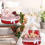 Colingmill 2 Pack 12''x8''x5'' Woven Gift Basket Empty,Red - Image 6