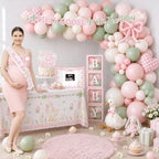 Silly Goose Baby Shower Decorations, All-in-one Silly Goose Birthday Decorations with Backdrop Plates Napkins Banner Silly Goose Balloon Arch, for Goose Baby Shower - Image 5