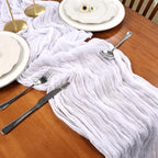12 Pack White Cheesecloth Table Runner 10Ft 23 x 120 Inch - Image 6