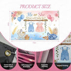 He or She Gender Reveal Decoration,Boy or Girl Gender Reveal Party Supplies - Image 6
