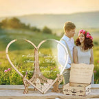 Wedding Guest Book Alternative with Box and Small Hearts,Personalized Heart Drop Guest Sign for Rustic Wedding Decorations,Anniversary(style11, Heart) - Image 2