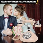 Audio Guest Book Wedding Phone- Record Customized Audio Messages with GuestBook – A Personal and Convenient Way to Preserve Your Special Occasions (Beige Phone) - Image 3