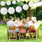 40 Pack 6 Inch White Paper Lanterns, Chinese Japanese Hanging Lanterns - Image 5