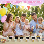 85 Pcs Ice Cream Bar Supplies Toppings Bar Kit for 30 Guests - Image 4