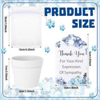 Ctosree 50 Sets Forget Me Not Seeds Packets Funeral Favors - Image 2