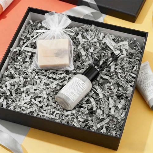 10LB Light Gray Crinkle Cut Paper Shred Filler, Crinkle Paper Shreds - Image 5