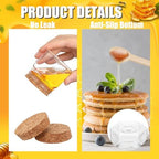 Baderke 30 Pack 3.4 oz Mini Hexagon Honey Jars with Spoon Cork Cap Tag - Image 5