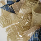 HUIHUANG 3 Rolls Rustic Deco Mesh Ribbon 10 inch 10 Yds Each Roll - Image 4