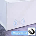 LIFELUM White Magnetic Gift Box for Wedding Presents, 13.85"x8.35"x4.45" - Image 2