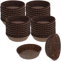 CybrTrayd No.9D Glassine Paper Approximately 17,500 Pieces – 1-3/4” Base, 1” Wall Candy Cups, Brown by CybrTrayd