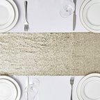 6PCS 12x72 Inch Sequin Table Runner Champagne Glitter Table Runner for Party, Wedding, Bridal Baby Shower, Event Decorations（6PCS, 12x72 Inch, Champagne） - Image 2
