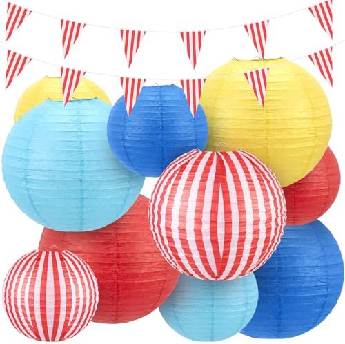 Hortsun Carnival Circus Party Decorations,Multicolor by Hortsun