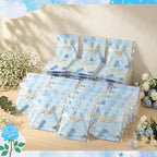 Novabright 50 Sets Boy Baby Shower Magnets Blue Crochet Overall Favors - Image 4