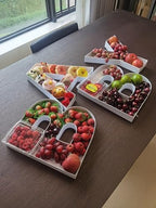 WENPACK 12" Cardboard Letter Shaped Mache Decorative Strawberries Fillable Sweets Candy Container Box (White BABY) - Image 6