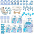 6 Set Baby Shower Prize for Winner Guest Blue Bridal Shower Favor Gifts by Unknown