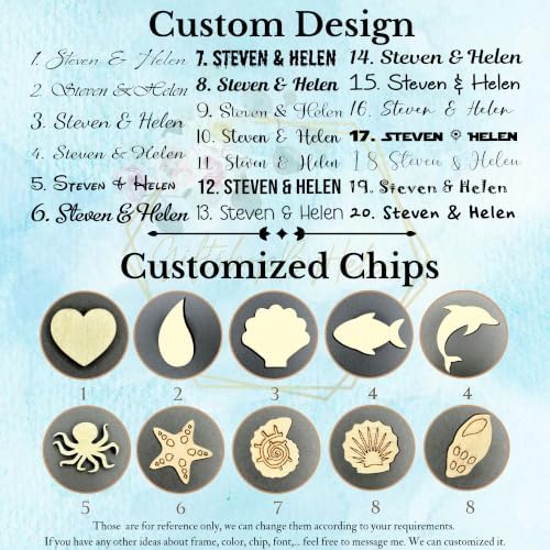 Personalized Nautical Ship Wheel Drop Box Wedding Guest Book Alternative - Image 8