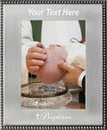 PersonalizationStreet - Religion Occasions: Baptism Personalized 8" x 10" Vertical Silverplated Metal Photo Frame with Free Custom Engraving, Shipping and Photo Print of Your Special Photograph by PersonalizationStreet%C2%AE